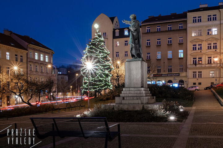 vánoční strom praha havlíčkovo náměstí