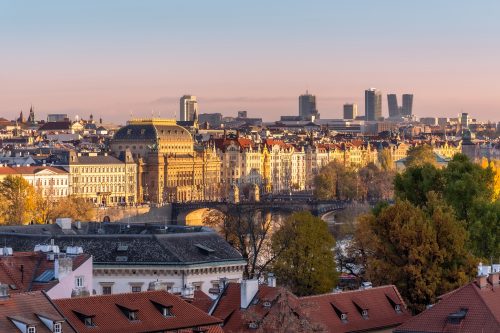 malostranska mostecka vez prague views lesser town tower bridge