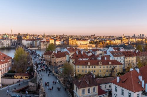 malostranska mostecka vez prague views lesser town tower bridge